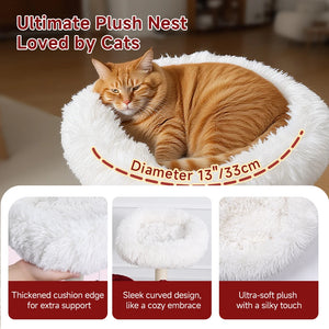 Cat Tree Tower for Indoor Cats Large Adults, Cat Tower with Scratching Post, Multi-Level Furniture Activity Center