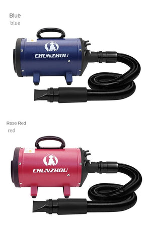 Professional Power Hair Dryer for Dogs, Negative Ion Animal Hair Dryer, Silent, High Velocity, Pet Dog, 2200W