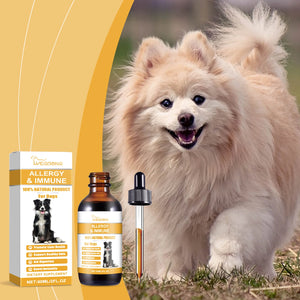 Dog Health Support Drops Anti-Allergy Relieves Discomfort Balanced Formula Supports Immunity Enhances Vitality Pet Supplement