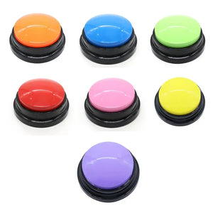 Dog Communication Buttons Voice Recording Button for Pet Training Buzzer Record Playback Funny Gift for Talking Pet