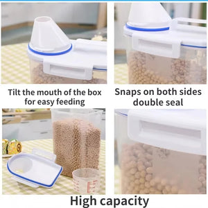 Pet Cat Food Can Storage Dog Food Storage Bucket Box Sealed Mite Removal Moisture-proof And Insect-proof Dust-proof