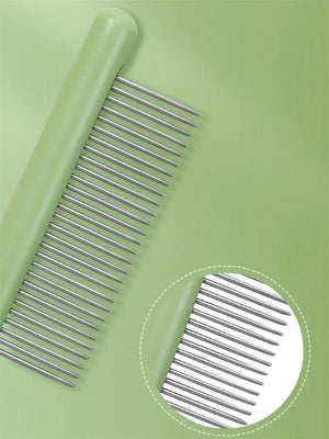 Cat Comb, A Pet Hair Combing Tool, With Dense Teeth, Removes Loose Hair And Fleas, And Massages The Skin