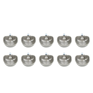 10pcs Rabbit Breeding Equipment Anti scratch Stainless Steel Nipple Drinking Water Bowl Rabbit Breeding Equipment Rabbit Drinker