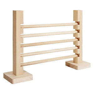 Rabbit Jump Hurdle Bar Adjustable Height Wood Hurdle Bar Obstacle Game for Rabbit Pet Bunny Jump Running Training toys