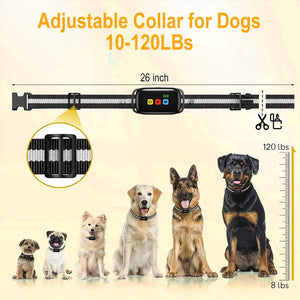 Dog Training Collar with Remote for Dogs Remote Rechargeable Beep/Vibration/Shock/Remote Calling Security Lock Rainproof