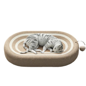 Comfortable indoor cat mat, cute breathing habits, lightweight cat scraper, small animal cardboard for home use