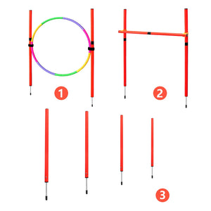 Dog Training Product Equipment Portable Dogs Jumping Tool Outdoor Dogs Running Stake Sports Stakes Pole Pet Agility Equipments