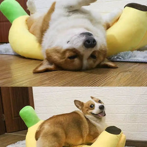 Banana boat dog house Winter cat house Warm pet house dog house corgi banana boat Teddy small dog house