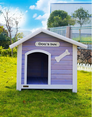 Solid Wood Dog House Large Outdoor Dog House Pet Dogs Park Pets Puppy Bed's Dogs Kennel Crate Little Houses and Rooms for Living