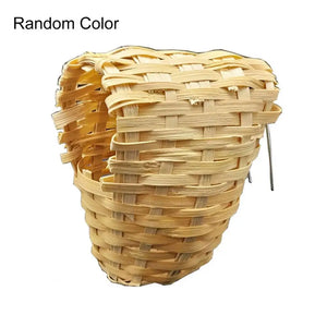Bird Sleeping Nest  Durable Pet Bird Breeding Bamboo Nest  Fine Workmanship Bird Breeding House