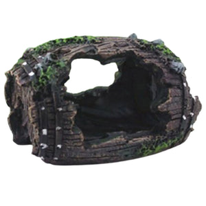 Fish Tank Artificial Bridge Resin Landscape Decoration Bridge Aquarium Equipment Accessories Ornament Cave Aquatic Pet Fish