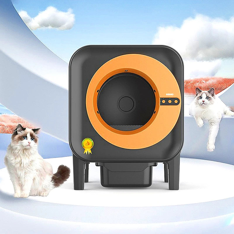 Pet Intelligent Cat Litter Box, Cat Toilet, Electric Cat Litter Box, Large Size, Automatic Feces Shovel, Anti Splash