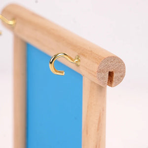 Bird Mirror Toy with Perch Stand for Parrots Budgies Parakeets Cockatiels Conures Finches Lovebirds Canaries Macaws Cockatoos
