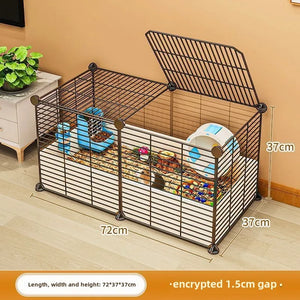 Hamster Cage Home Luxury Large Space Suitable for Multiple Pets Indoor Durability Free Landscaping Small Animal Products