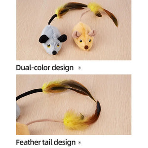 Simulation Remote Control Electric Indoor And Mouse Reliever Toy Pet Chasing Boredom Toy Rechargeable Wireless Indu K6i8