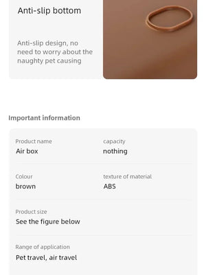 Small Cat And Dog Portable Pet Transport Cage - Indoor And Outdoor Articulated Roof Air Travel And Home Cages, Car/Sea Kennels