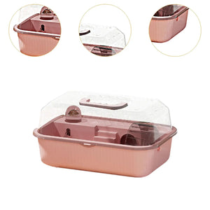 Hamster Cage Breathable Hamster Home Habitat for Small Animals Mice Hedgehog