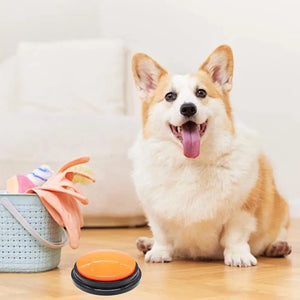 Dog Communication Buttons Voice Recording Button for Pet Training Buzzer Record Playback Funny Gift for Talking Pet
