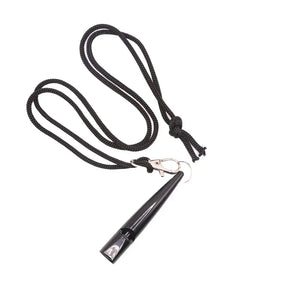 Dog Training Whistle with Lanyard - Black, Professional Obedience Training Tool, Easy to Use for Dogs of All Breeds