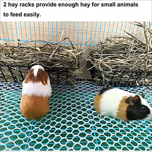 Rabbit Food Basket Grass Rack Rabbit Grass Frame Hay Feeder Rabbit Spring Grass Frame Grass Hay Bowl Rack Pet Food Container