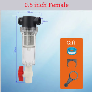 Fish tank fish toilet Full transparent fish waste collector Aquarium drainage collector Automatic cleaning filter