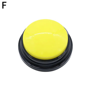 Dog Communication Buttons Voice Recording Button for Pet Training Buzzer Record Playback Funny Gift for Talking Pet