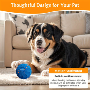 Intelligent interactive dog toy, with automatic movement,bouncing and rotating functions,a rolling ball for medium to large dogs