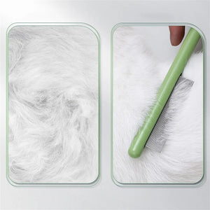 Cat Comb, A Pet Hair Combing Tool, With Dense Teeth, Removes Loose Hair And Fleas, And Massages The Skin