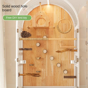 Hot Selling Indoor Stylish Breathable Removable Bird Cage Breeding Durable Wooden Bird House Suitable For All Kinds Of Birds