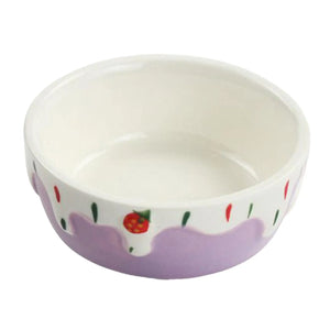Hamster Food Bowl Easy to Clean Stable Anti Spill Portable Rabbit Food Dish for Hamster Ferret Squirrels Chinchilla Dwarf