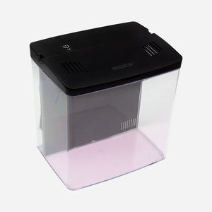 Fish Tank Mini Fish Tank Desktop Fish Tank Home With Led Light and Water Pump USB Connect Plastic Material Fish Tank