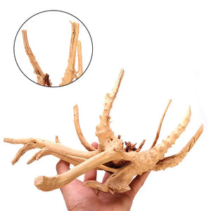 Natural Wooden Fish Tank Decorations Plant Stem Tree Trunk Driftwood Tree Aquarium Fish Landscaping Tree Decoration Ornaments ﻿
