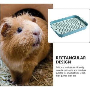 Rabbit Litter Box Small Pet Toilet Tray Rabbit Guinea Pig Litter Tray Toilet Box General Household Supplies Affordable
