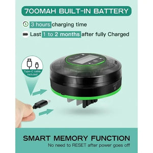 Aquarium Automatic Food Dispenser Automatic Fish Feeder USB Rechargeable Auto Fish Food Dispenser with Timer LCD Display