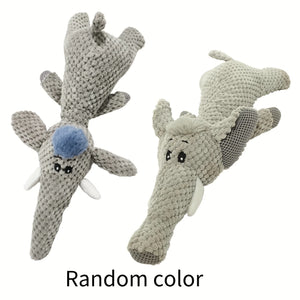 Dog Sounding Toy Molar Training Decompress Interactive Bite Resistant animal Shape Plush Toys Pet Dog Toy
