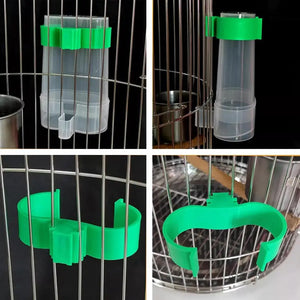 Automatic Bird Water Dispenser Bird Drinking Feeder Transparent Bird Cage Water Fountain for Budgie Cockatiel Lovebird Canary