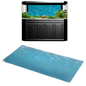 Fish  Background Sticker PVC Self Adhesive 3D Sea Pattern Aquarium Poster Decoration Fish  Decorative Picture