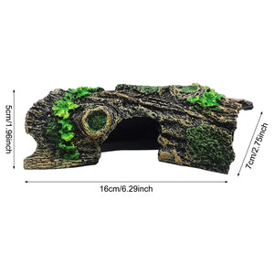 Fish Tank Artificial Bridge Resin Landscape Decoration Bridge Aquarium Equipment Accessories Ornament Cave Aquatic Pet Fish