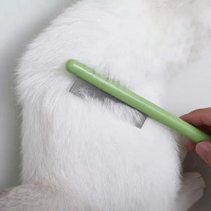 Cat Comb, A Pet Hair Combing Tool, With Dense Teeth, Removes Loose Hair And Fleas, And Massages The Skin