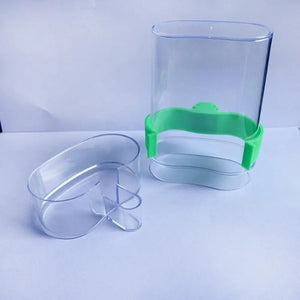 Automatic Bird Water Dispenser Bird Drinking Feeder Transparent Bird Cage Water Fountain for Budgie Cockatiel Lovebird Canary