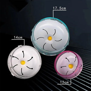 Hamster Running Disc Toy Sport Running Silent Transparent Small Pet Rotatory Jogging Wheel Wheel Toys pet Hamster Cage Supplies