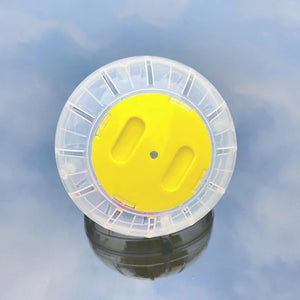 Funny Hamster Toys Spherical Translucent Treadmill for Rats Hamsters Pet Running Toy Durable Plastic Ball Diameter 10-14.5 CM