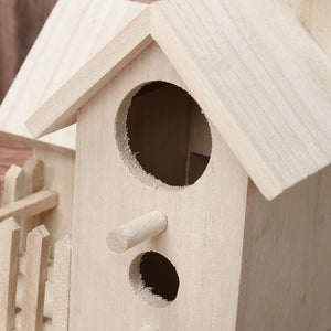 Wooden Bird Houses Bluebirds Home Small Bird House For Outside Garden Unfinished Bird Houses To Paint For Bird Watching