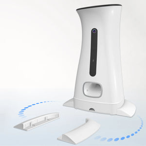 7.5L Dog Food Dispenser With Night Vision And 2-Way Audio 720P HD Wifi Camera Voice Recorder Automatic Cat Feeder