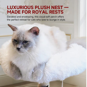 Cat Tree Tower for Indoor Cats Large Adults, Cat Tower with Scratching Post, Multi-Level Furniture Activity Center