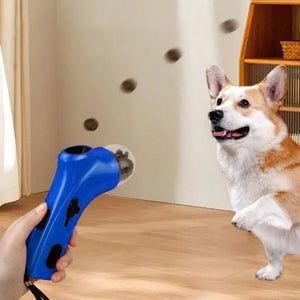 Dog and Cat Snack Dispenser Portable Interactive Training Tool with Aerodynamic Treat Durable Bite Resistant Large Capacity Snac